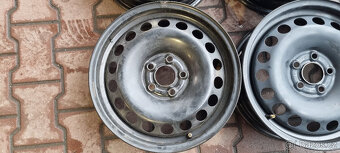 Plechové disky VW Polo 5x100 5,5x15 ET40 Škoda Fabia 4 IV - 7