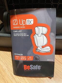 Autosedačka BeSafe IZI FIX X3 2ks - 7
