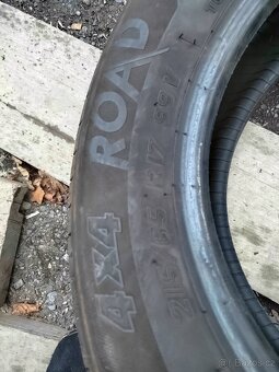 Prodám zánovní letní pneu 215/65/17 Riken road 4x4 99V - 7