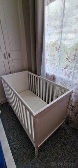 Ikea detská postýlka SUNDVIK s matrací SKONAST - 7