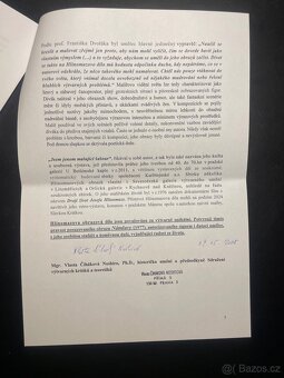 Josef Hlinomaz - sbírka 2 obrazů, vč. posudků - r. 76 a 77 - 7