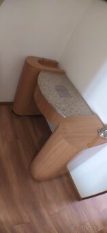 Mramorový stolek nehtarsky BARBER - 7