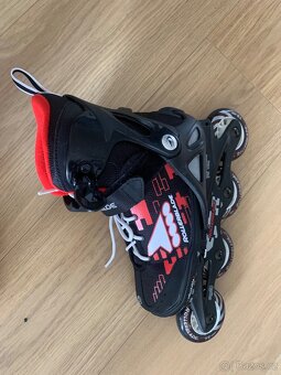 Jednou použité dětské in-line brusle Rollerblade Max Wheels - 7