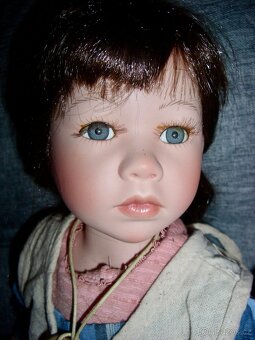 Dvě moc hezké porcelánové panenky 48cm - 7