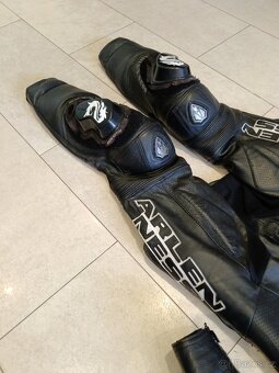Arlen Ness Racing-Pánská kožená moto kombinéza, jednodíl - 7