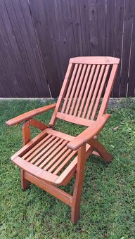 rozkládací stůl + 6 polohovací křeslo Mountfield - 7