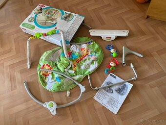 Prodám sedátko / houpačku Fisher-Price Rainforest 3v1 - 7