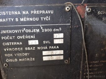 Prodám cisternu PHM - 7