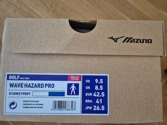 Golfové boty Mizuno, nové, vel. 42,5 - 7
