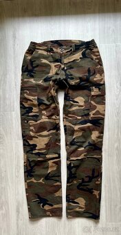 Maskáčové baggy-cargo kalhoty vel.M/38 - 7