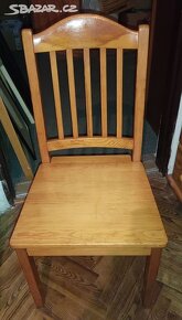 Masivní rozkládací stůl se 6 židlemi - 7