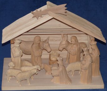Betlém ručně vyřezávaný - 7
