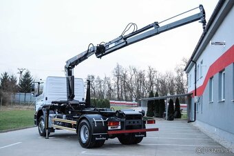 HÁKOVÝ NOSIČ KONTEJNERŮ HYDRAULICKÁ RUKA MERCEDES AXOR 1824 - 7