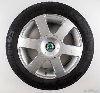 Škoda Octavia - Originání 16" alu kola - Letní pneu - 7