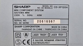 Mini věž Sharp CD-XP120H - 7
