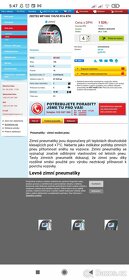 NOVÉ Zimní Pneumatiky 195/55 r16 4 kusy - 7
