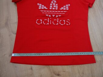 Červené tričko Adidas - 7