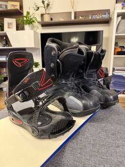 Snowboard SCOTT 163cm, vázání, boty vel. 45, obal - 7