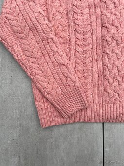 Zara Wool Knit Sweater Pink (L) - 7