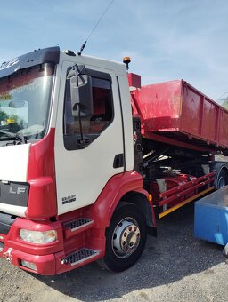 Prodám DAF LF 180, Hákový nosič kontejneru - 7