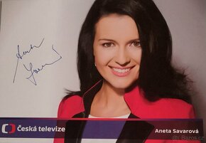 Prodám podpisové karty moderátorů z České televize - 7