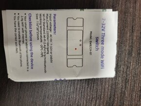 eWeLink nizkonapetovy 2 kanalovy spinac 7-32 V - 7
