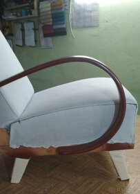 Retro křeslo TON 1950 (Jindřich Halabala), nově renovováno - 7