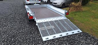 prodáno - BUILDER 3 3518/3 S 3,5T přívěs na minibagr - 7