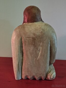 Budha dřevěný, 52 cm - 7