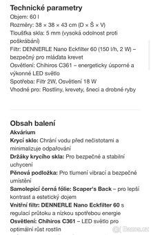 Akvárium Dennerle 60l - 7