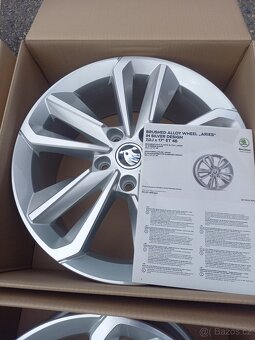 Škoda Octavia IV(RS) - 17 NOVÉ orig.alu disky 6.5Jx17,5x112 - 7