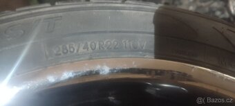 Kola BMW X5 R22 BMW 285/40 R22 pneu Continental - 7