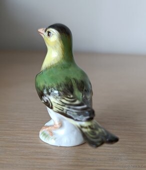 Porcelánová soška kohout Meissen - 7