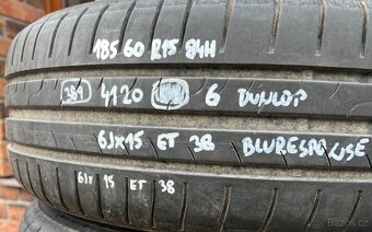 Letní kola Škoda Fabia 3, Rapid 185/60 R15 Dunlop (4120) - 7