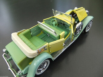 1:24 Rarita 2x Duesenberg J Tourster 1931 Franklin Mint - 7