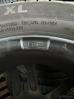 Prodám alu kola DEZENT TZ graphite s pneu - 7