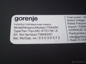Indukční deska Gorenje IT64ASC - 7