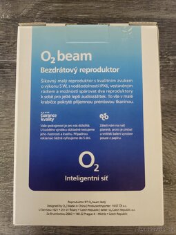 Nový bezdrátový reproduktor O2 beam, šedá - 7
