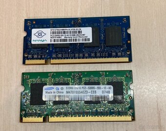 Díly z notebooku ASUS – chladič, RAM, CPU, WiFi, touchpad - 7