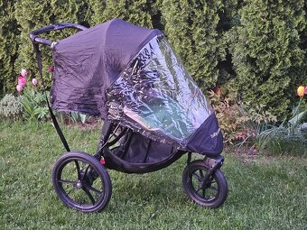 Kočárek Baby Jogger Summit X3 – zelený + pláštěnka a síťka p - 7