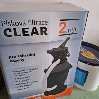 Nadzemní bazén 3m s konstrukcí + písková filtrace - 7