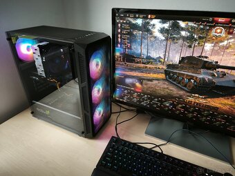 Herní PC Intel core i7/32GB DDR4/RX 580 8GB/SSD 1TB/W10 - 7