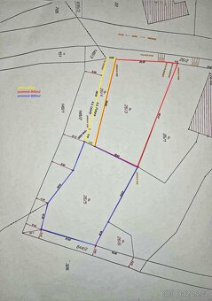 Prodej stavebního pozemku 860 m² Sebranice - 7