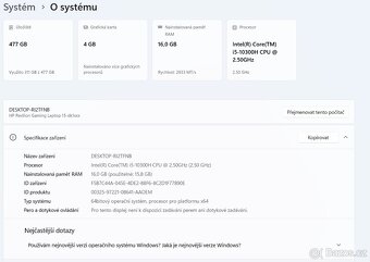 Herní notebook hp pavilion - 7