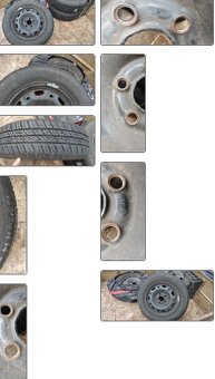 4ks Plech.disky i s Pneu na Fabia 1,2 HTP - 165/70 R14T - 7