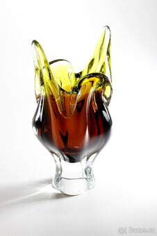 Váza hutní sklo Josef Hospodka - 7