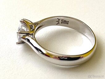 Zlatý prsten se zirkonem Goldex, vaha 3,4G, vel 53 - 7