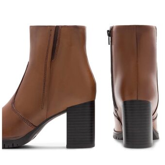 ♥️ Dámské kotníkové boty / polokozačky kožené hnědé Lasocki - 7