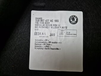 Škoda Octavia I koberec levé bočnice - 7