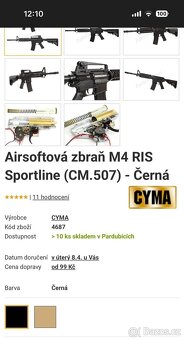 Airsoft zbrane a kufr - 7